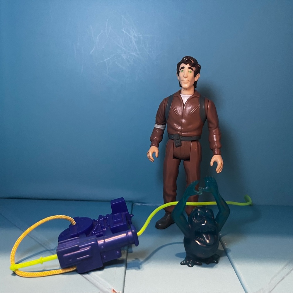 Kenner - Real Ghostbusters - Peter Venkman and Grabber Ghost - 1980s